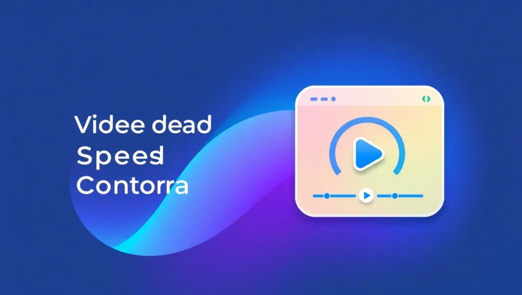 Video Speed Controller Tool