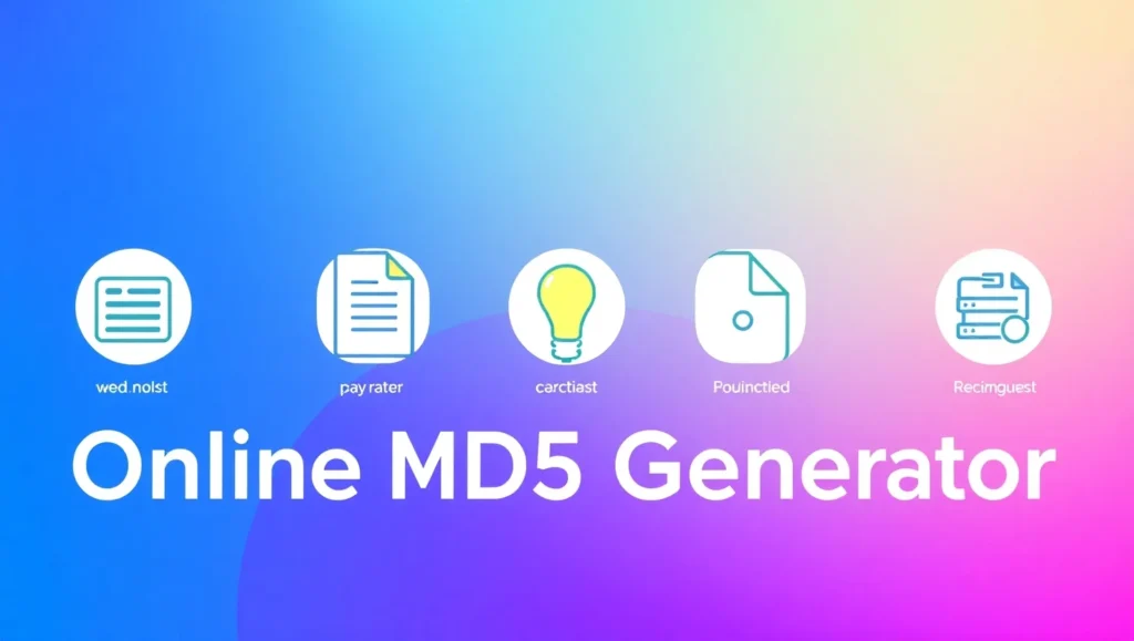 Online MD5 Hash Generator